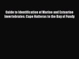 Read Books Guide to Identification of Marine and Estuarine Invertebrates: Cape Hatteras to