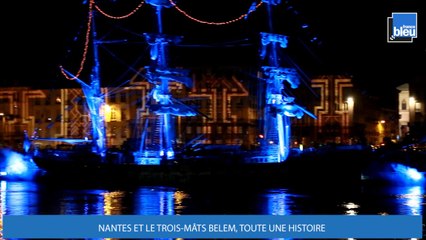 Les 120 ans du Belem fêtés en son et lumière à Nantes