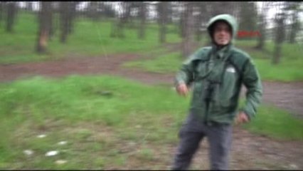 Sarıkamış'ta Önce Yağmur, Sonra Dolu Yağışı