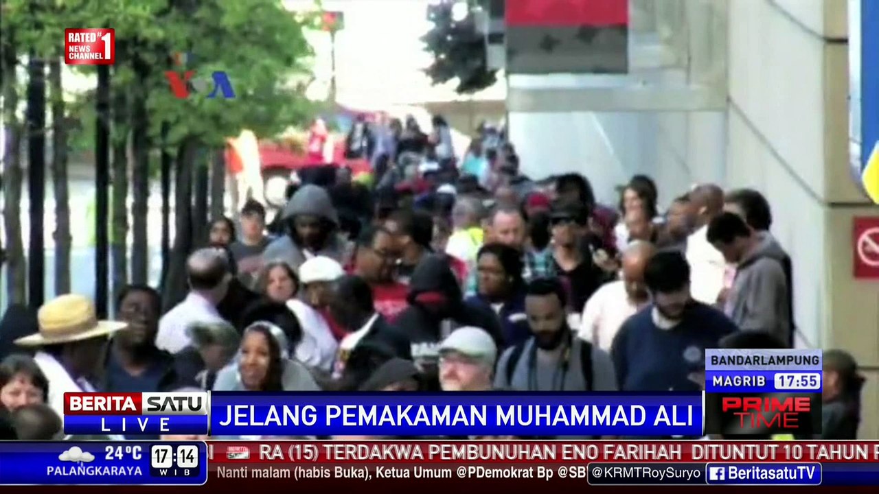 Proses Pemakaman Muhammad Ali di Louisville