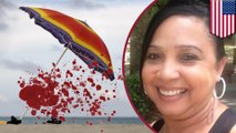 Flying umbrella kills woman in freak accident on Virginia Beach - TomoNews