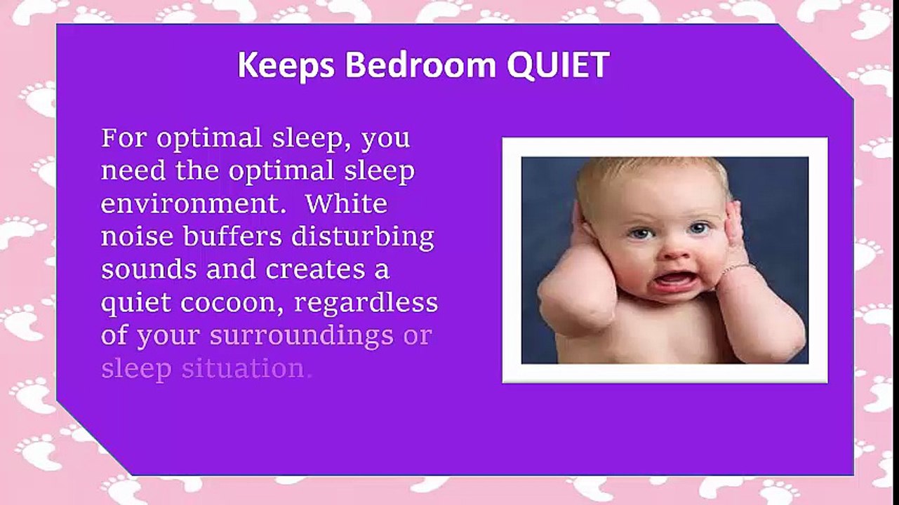 Adaptive Reasons of Using White Noise Machine