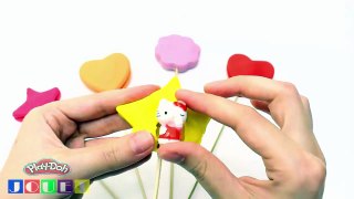 Pâte à modeler Play Doh Surprise Coeurs, Étoiles Fleurs Lalaloopsy Hello Kitty