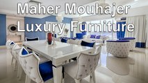 Leather sofa furniture from Maher Mouhajer Interior Design UAE, KSA, Syria, Oman, Morocco, Cyprus, Jordan, Lebanon