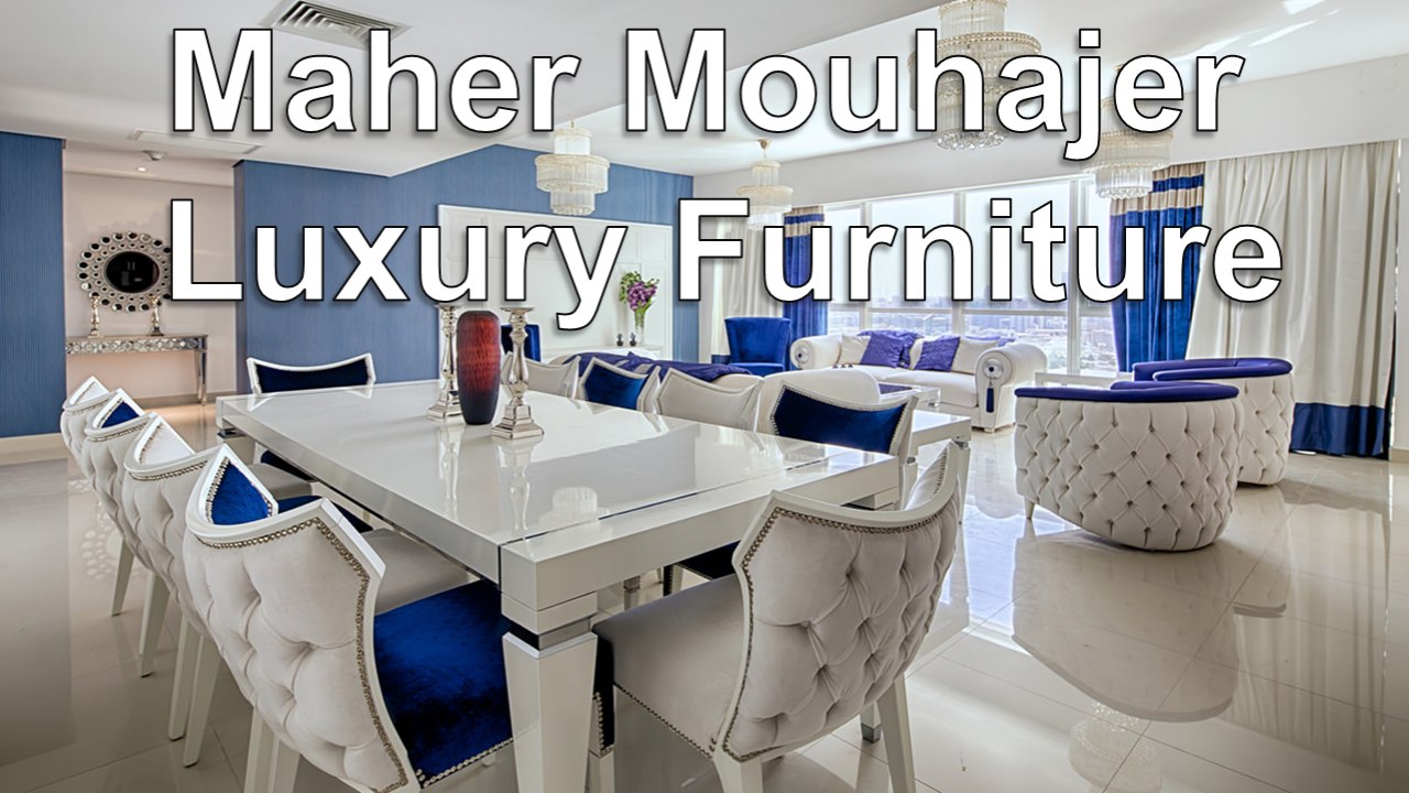 Leather sofa furniture from Maher Mouhajer Interior Design UAE, KSA, Syria, Oman, Morocco, Cyprus, Jordan, Lebanon