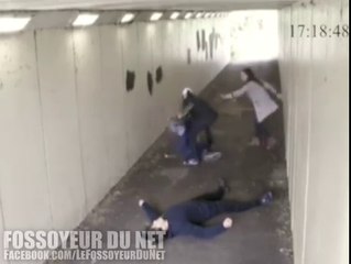 Deux racailles se font corriger