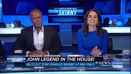 John Legend Performs at NBA Finals | ABC News