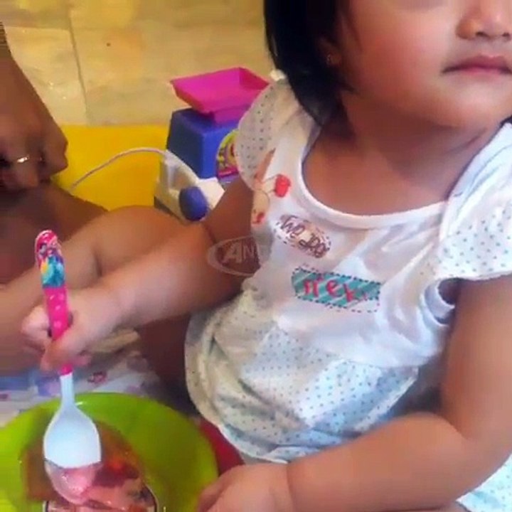 Senangnya Arsy Addara Makan Puding Walaupun Akhirnya Buat Mainan l Anang Hermansyah & Ashanty