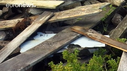 Hallan tres posibles piezas del avión de Malaysia Airlines