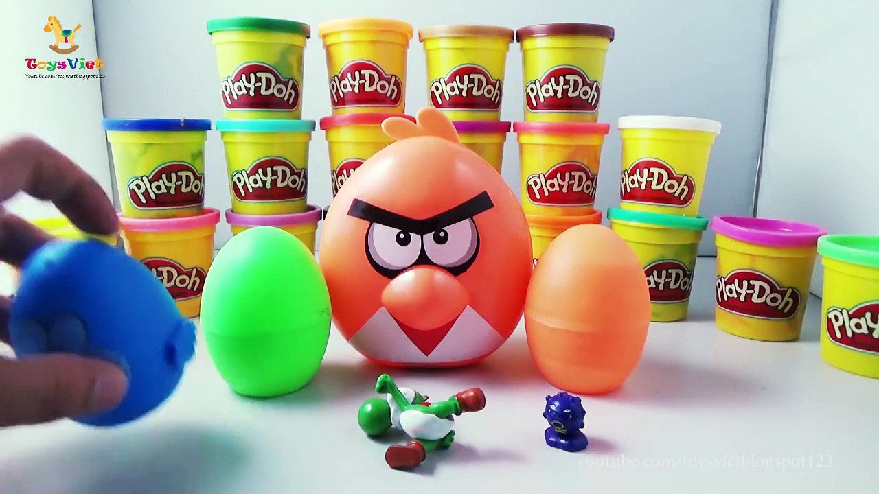 Uovo Di Pasqua Kinder Sorpresa Play Doh 2 || Koffing Pokemon Mario Naruto Giocattoli