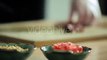 Sushi Master Cuts Fish On a Cutting Board - Stock Footage | VideoHive 15574237