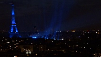 David Guetta concert Tour Eiffel euro 2016 Part 1