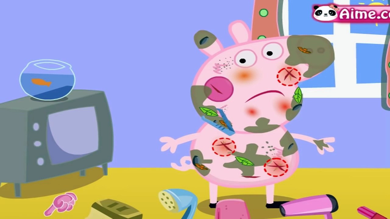Peppa Pig se lastima - Ayuda a curar a Peppa Pig ᴴᴰ ❤ Juegos para niños