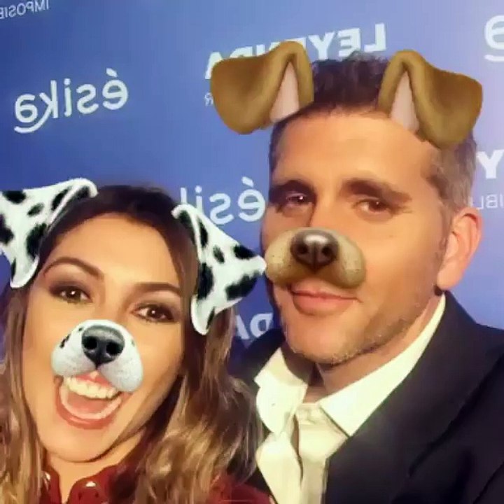 Snapchat: Christian Meier y Gabriela Antelo