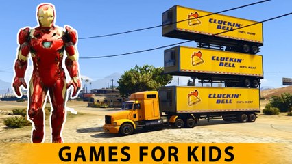 SPIDERMAN et IRON MAN FUN TIME! Superhero Voitures Cartoon pour les enfants et les enfants Comptines Chansons