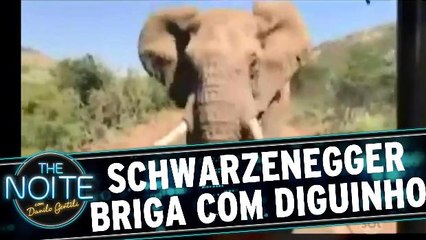 Saideira da Noite: Arnold Schwarzenegger briga com Diguinho Coruja