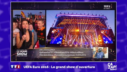 Le couac d'Alessandra Sublet en direct pour le grand show de l'Euro