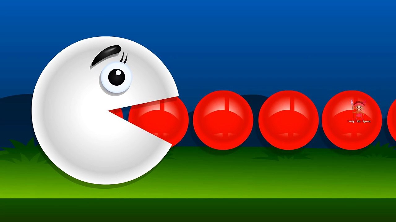 Learn Colors with Packman Surprise Eggs, Teach Colours, Children Kids Learning Videos