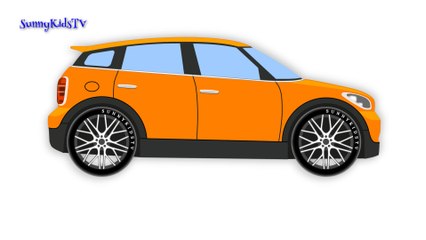 Des voitures. Couleurs d'apprentissage. peinture de voiture.