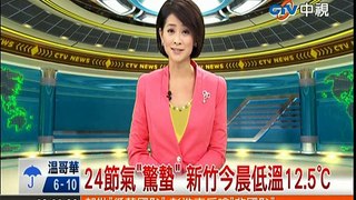 中視新聞》24節氣「驚蟄」 新竹今晨低溫12.5℃