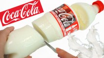 Comment faire blanc Coca Cola Bottle Gummy Jelly avec Pudding Milk DIY