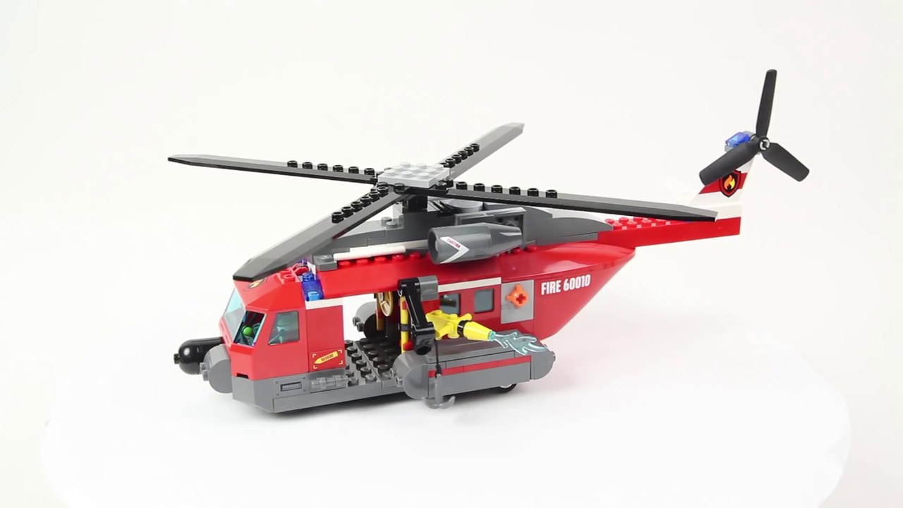 Lego City 60010 Fire Helicopter - Lego Speed Build