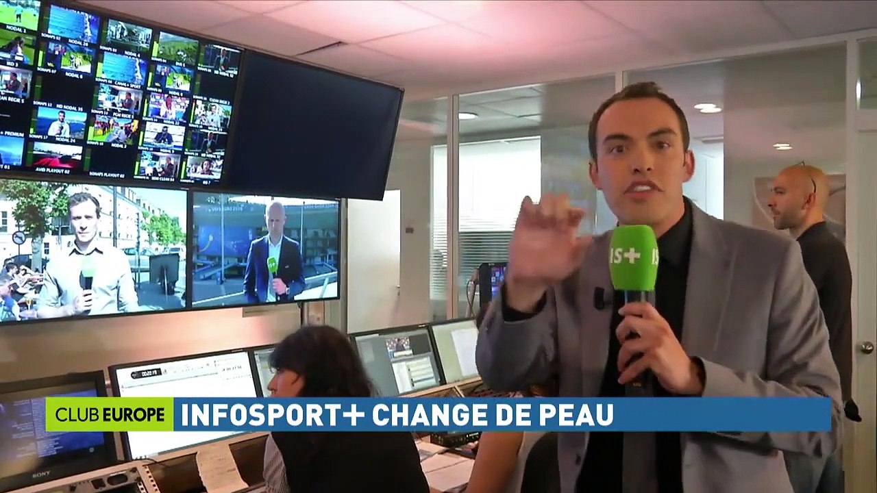 Un journaliste d’INFOSPORT+ se prend une porte dans la tête en direct