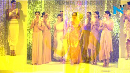 Too much shimmer fails to dazzle Sonam Kapoor at fashion show 2