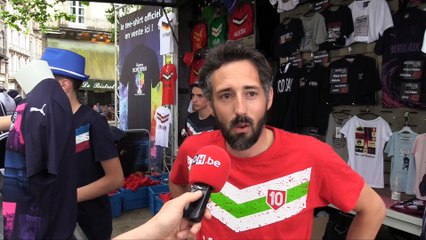 Bordeaux est prêt pour l'Euro: "On a un bon stock de maillots belges et... irlandais"