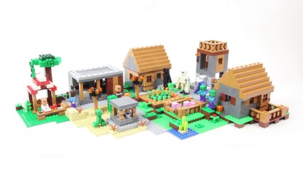 Lego Minecraft 21128 The Village - Lego Speed Build