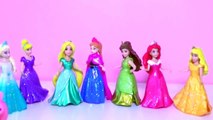 Peppa Pig Medical Case Play Doh Peppa Nurse examines Disney Princesses MagicClip Dolls