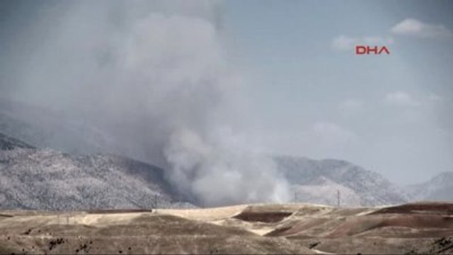 Cizre Cudi Dağı'nda Yangın
