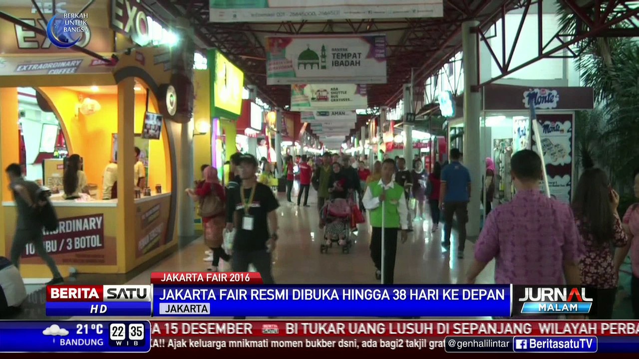 Jakarta Fair Resmi Dibuka Hingga 38 Hari ke Depan