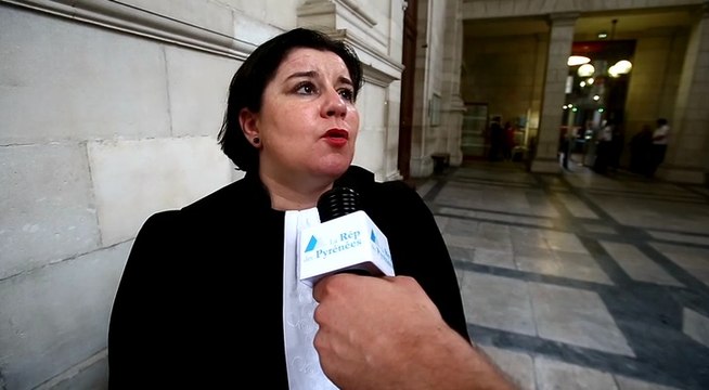 Me Emmanuèle Legrand-Bogdan, avocate de Christophe Camy, à l'issue de la 4e journée du procès
