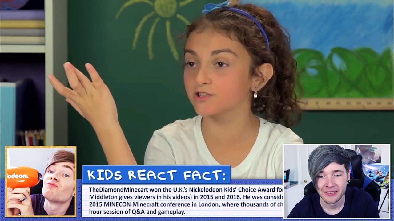 DanTDM DANTDM REACTS TO KIDS REACT TO DANTDM!!