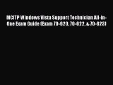 Read MCITP Windows Vista Support Technician All-in-One Exam Guide (Exam 70-620 70-622 & 70-623)