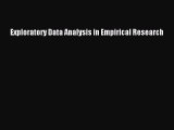 Read Exploratory Data Analysis in Empirical Research PDF Free