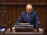 Poseł Jerzy Kozłowski - Wystąpienie z dnia 08 czerwca 2016 roku.