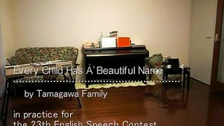 第23回Speech Contest練習模様（サイエイインターナショナル賞受賞）