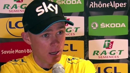Critérium du Dauphiné 2016 - Chris Froome : "C'est bon avant le Tour de France de gagner l'étape et d'être en jaune !