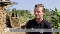 David Beckham in Swaziland to join fight against HIV