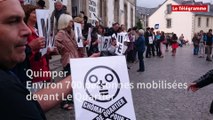 Quimper. Environ 700 personnes mobilisées devant Le Quartier