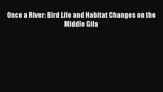 Read Books Once a River: Bird Life and Habitat Changes on the Middle Gila E-Book Free