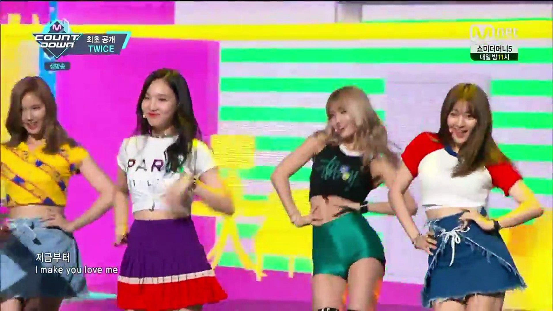 Live Hd Twice I M Gonna Be A Star Mnet 엠 카운트다운 Video Dailymotion