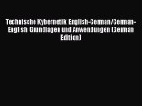 [PDF] Technische Kybernetik: English-German/German-English: Grundlagen und Anwendungen (German