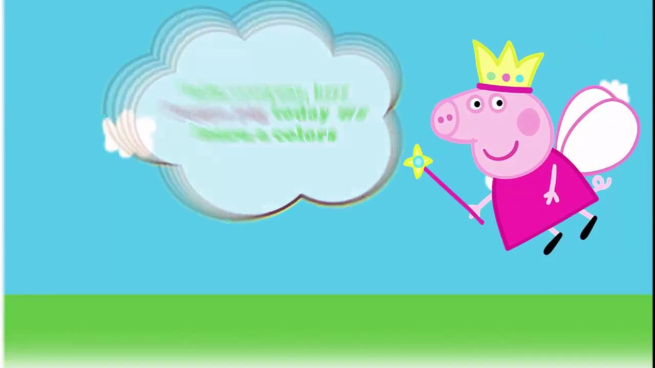 PEPPA PIG SCHOOL TEACHER LEARN COLORS