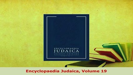PDF  Encyclopaedia Judaica Volume 19 Free Books