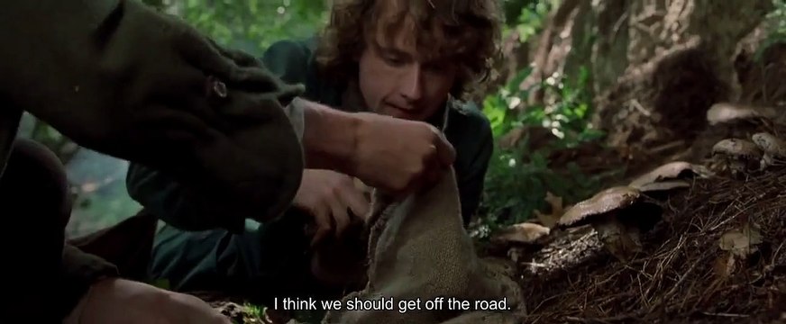 Get off the road - The Lord of the Rings: The Fellowship of the Ring