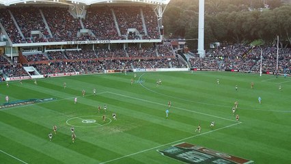 Atmosphere at the Showdown, 29/6/2014 (Crows hand Port their first loss at AO)