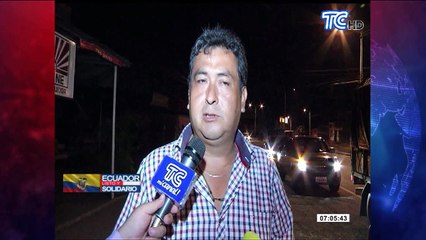 Delegación de Chimborazo llevó ayuda para damnificados